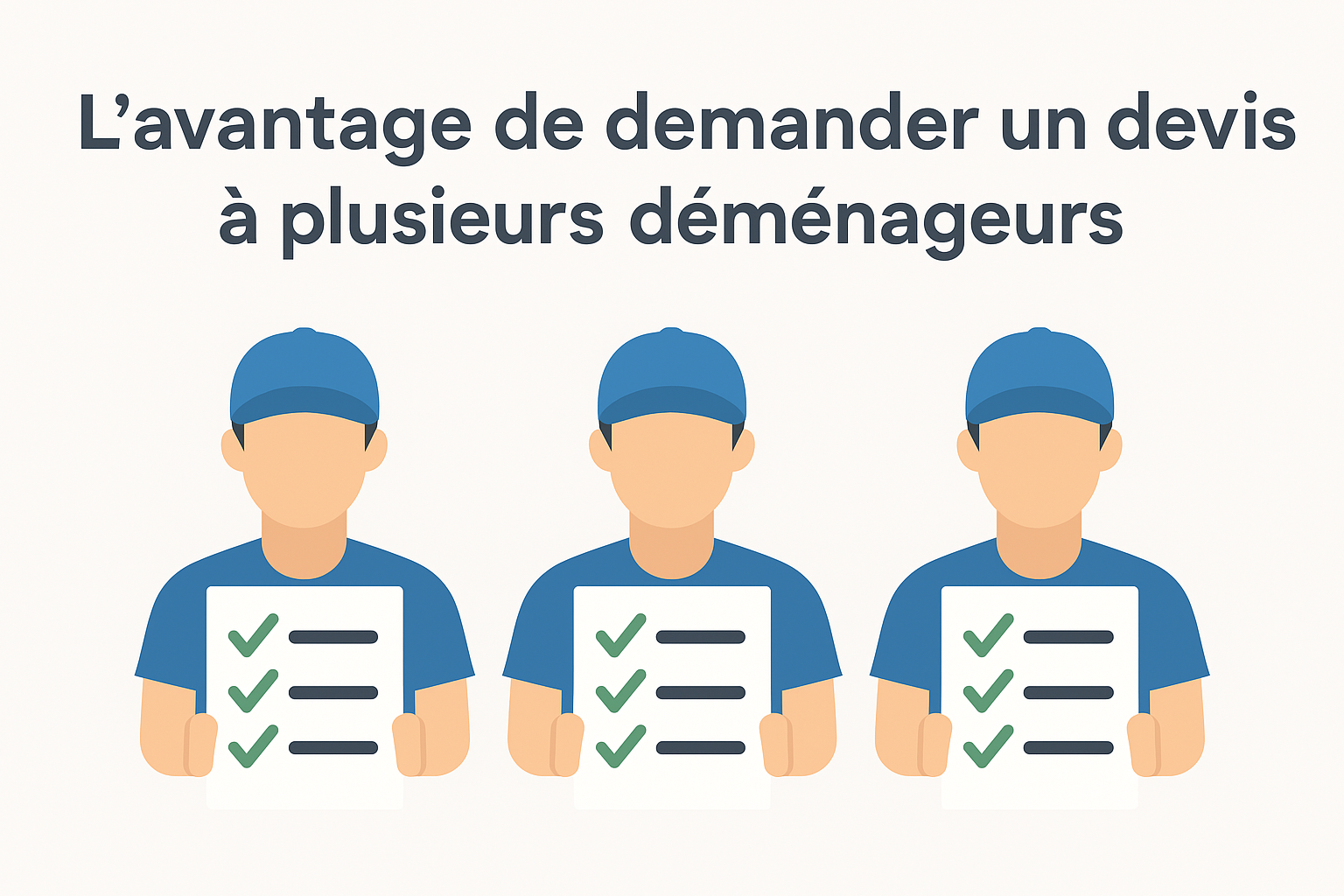 demandez un devis déménagement à plusieurs prestataires