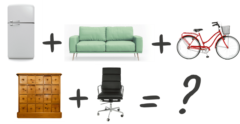 estimation volume m3 à déménager